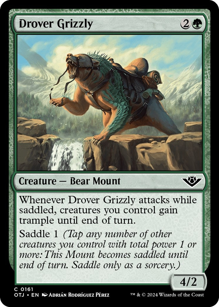Image for Drover Grizzly (161) (Outlaws of Thunder Junction) - Magic: The Gathering