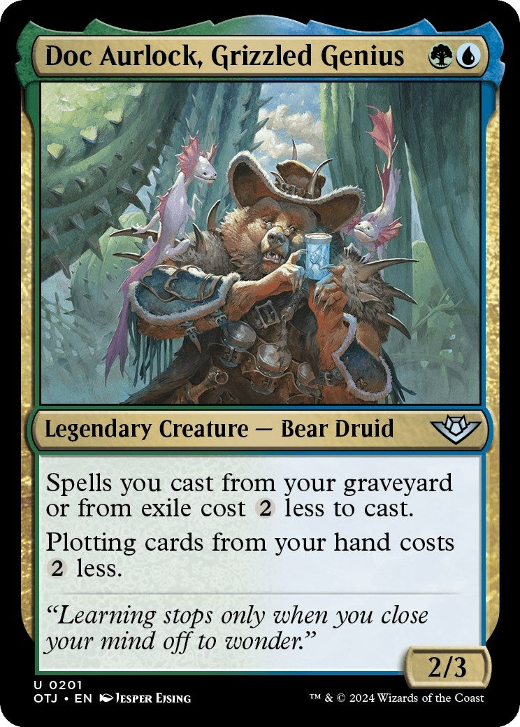 Image for Doc Aurlock, Grizzled Genius (201) (Outlaws of Thunder Junction) - Magic: The Gathering