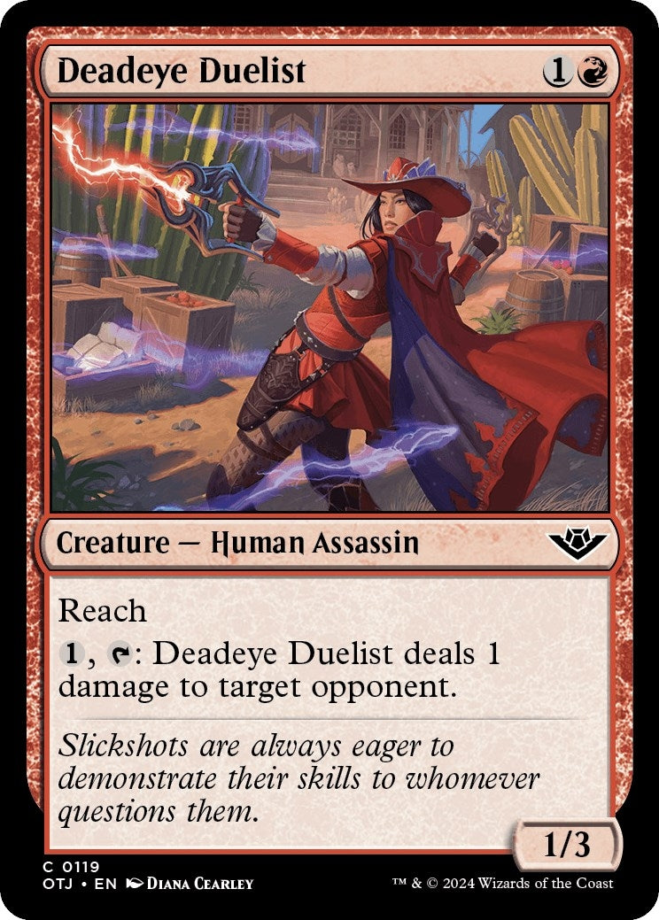 Image for Deadeye Duelist (119) (Outlaws of Thunder Junction) - Magic: The Gathering