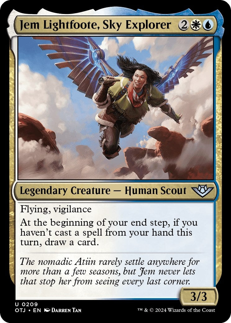 Image for Jem Lightfoote, Sky Explorer (209) (Outlaws of Thunder Junction) - Magic: The Gathering