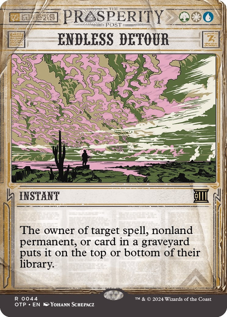 Image for Endless Detour (44) (Outlaws of Thunder Junction: Breaking News) - Magic: The Gathering