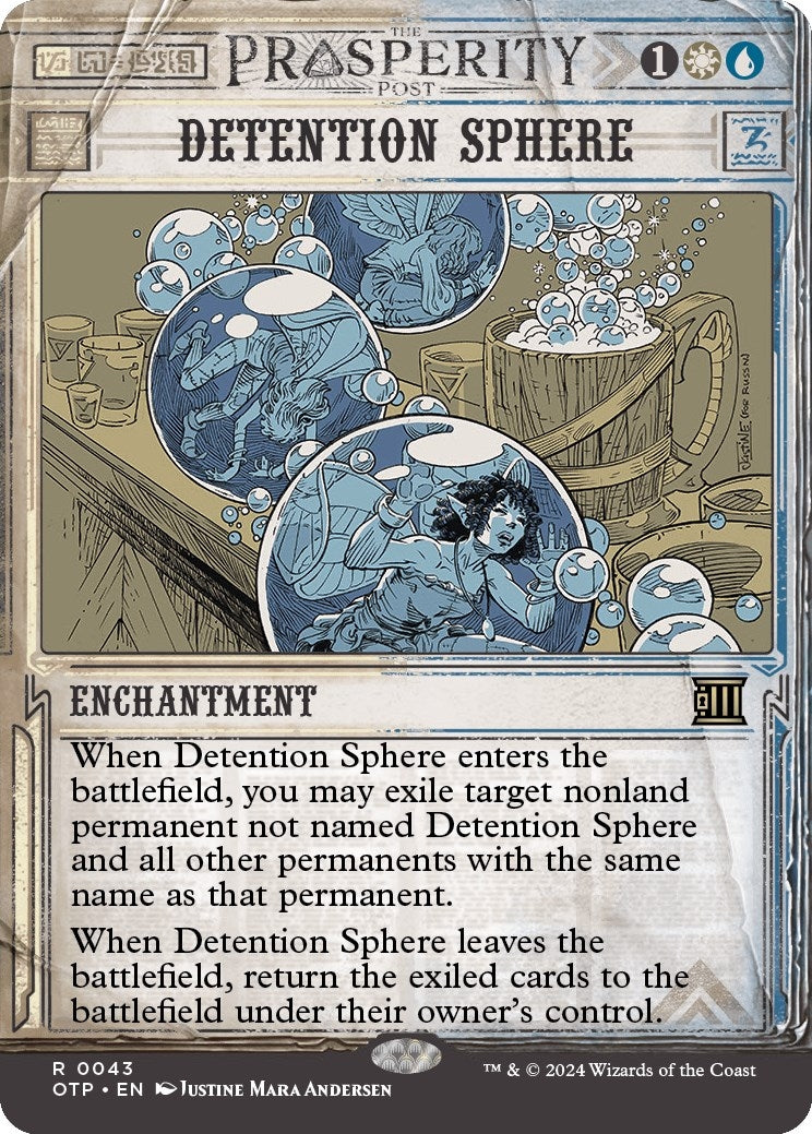 Image for Detention Sphere (43) (Outlaws of Thunder Junction: Breaking News) - Magic: The Gathering