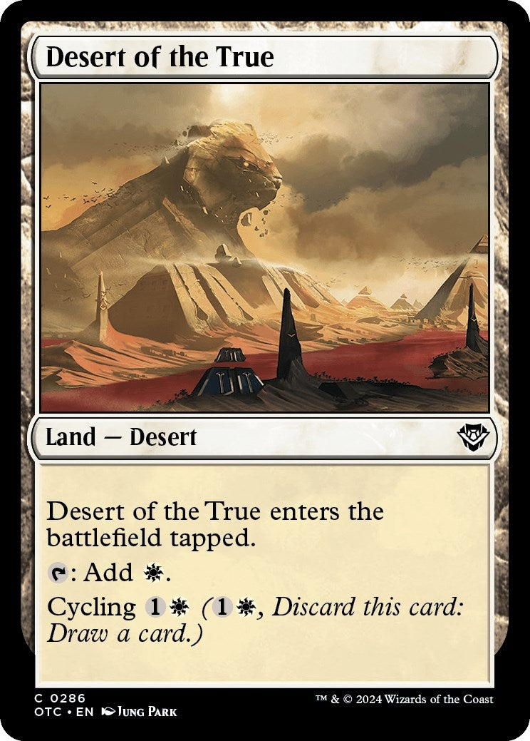 Image for Desert of the True (286) (Outlaws of Thunder Junction) - Magic: The Gathering