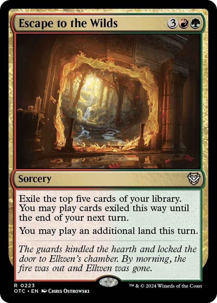 Image for Escape to the Wilds (223) (Outlaws of Thunder Junction) - Magic: The Gathering