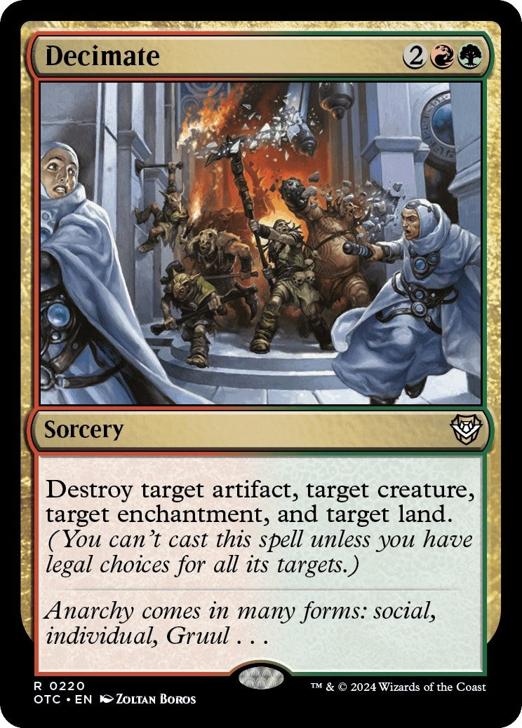 Image for Decimate (220) (Outlaws of Thunder Junction) - Magic: The Gathering