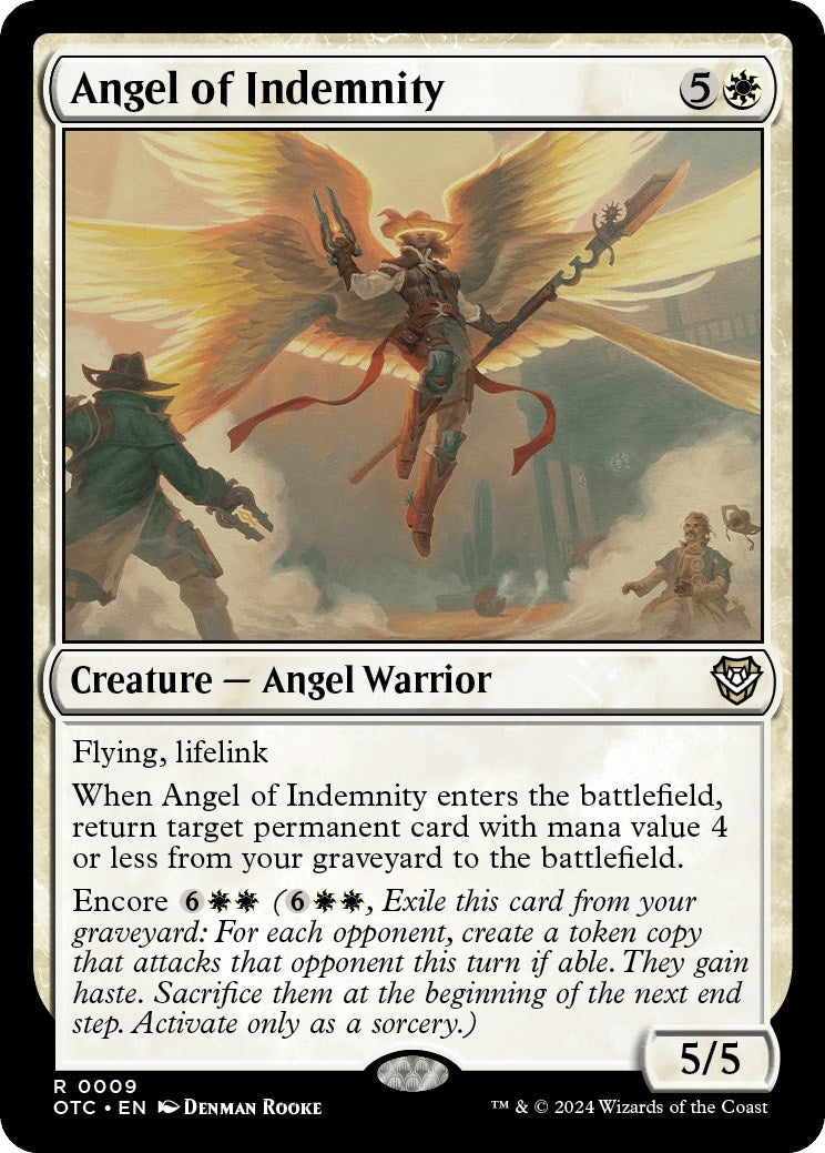 Image for Angel of Indemnity (9) (Outlaws of Thunder Junction) - Magic: The Gathering