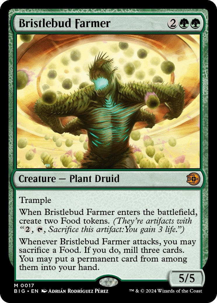 Image for Bristlebud Farmer (17) (Outlaws of Thunder Junction: The Big Score) - Magic: The Gathering