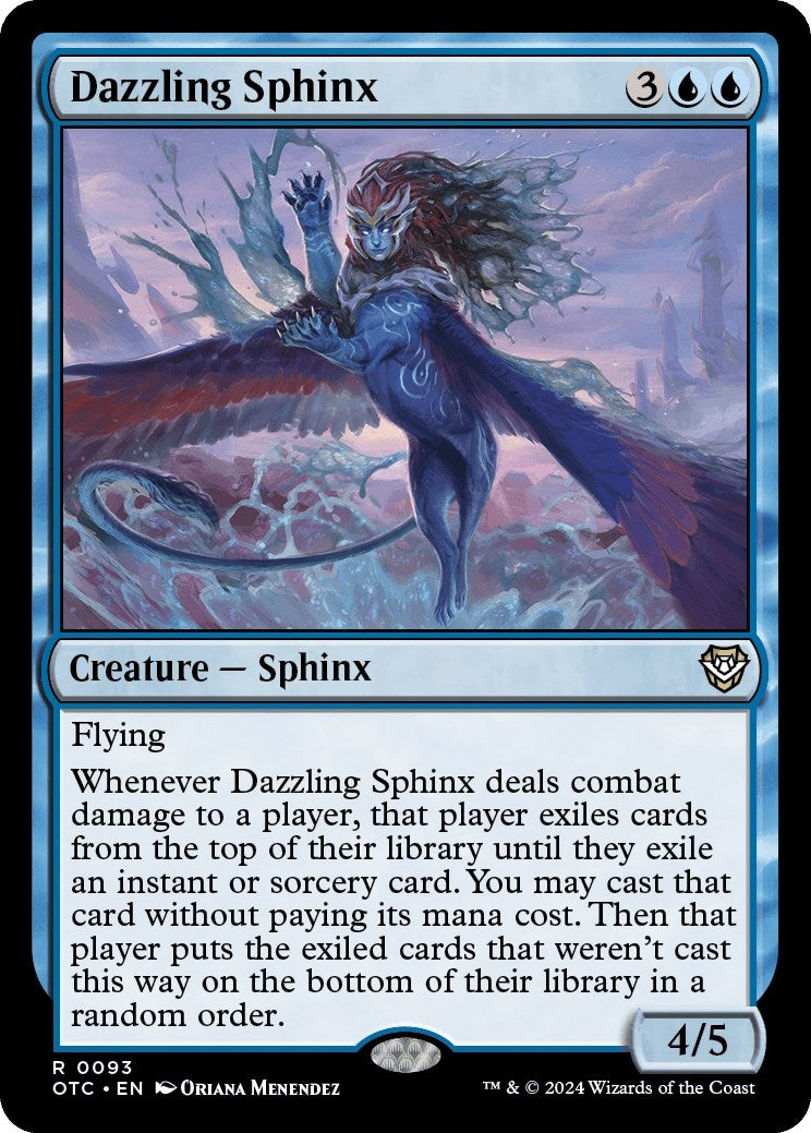 Image for Dazzling Sphinx (93) (Outlaws of Thunder Junction) - Magic: The Gathering