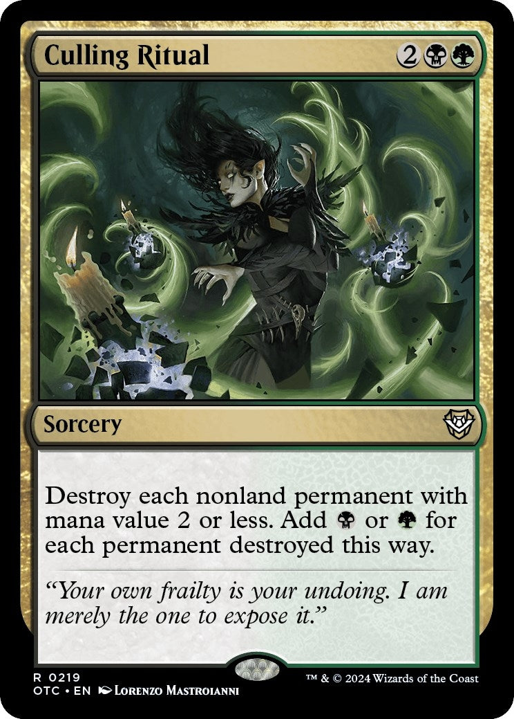 Image for Culling Ritual (219) (Outlaws of Thunder Junction) - Magic: The Gathering