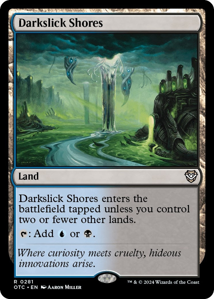 Image for Darkslick Shores (281) (Outlaws of Thunder Junction) - Magic: The Gathering