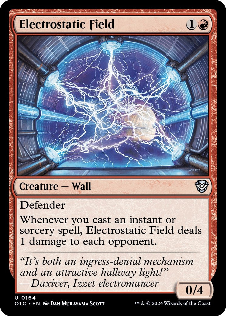 Image for Electrostatic Field (164) (Outlaws of Thunder Junction) - Magic: The Gathering