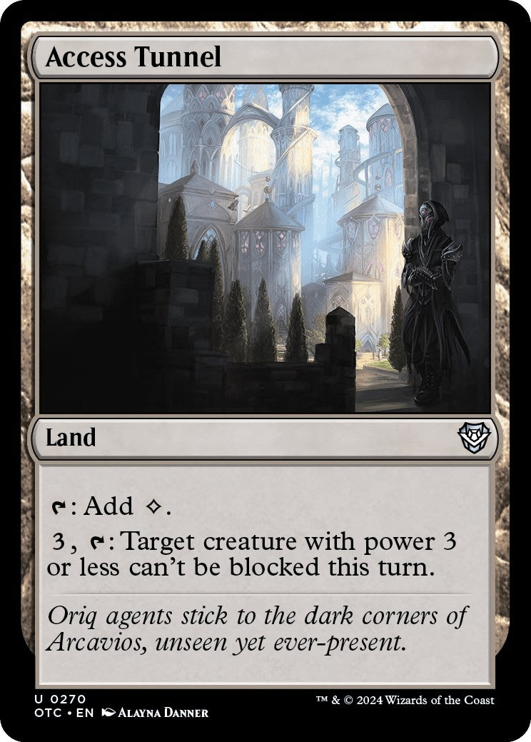 Image for Access Tunnel (270) (Outlaws of Thunder Junction) - Magic: The Gathering