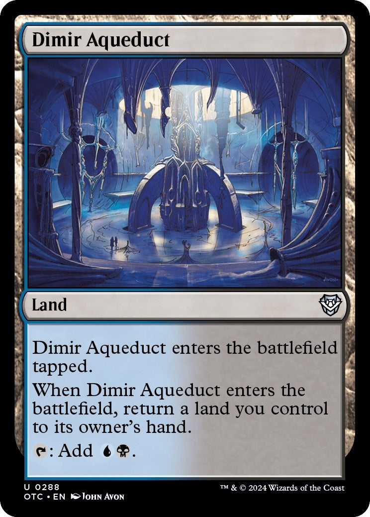 Image for Dimir Aqueduct (288) (Outlaws of Thunder Junction) - Magic: The Gathering
