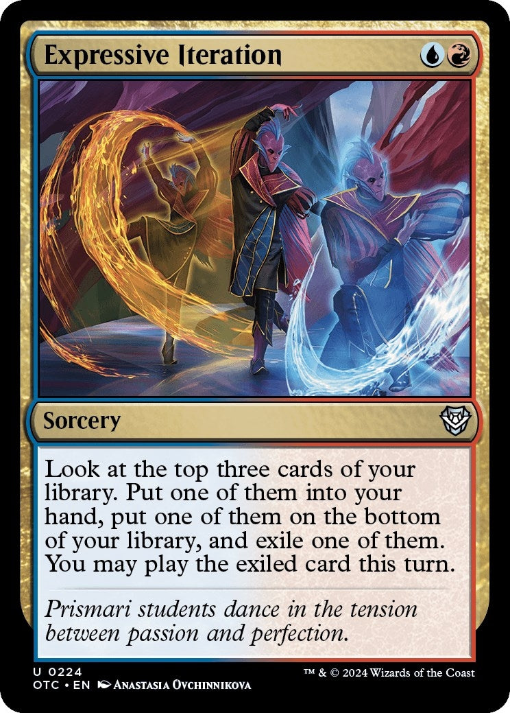 Image for Expressive Iteration (224) (Outlaws of Thunder Junction) - Magic: The Gathering