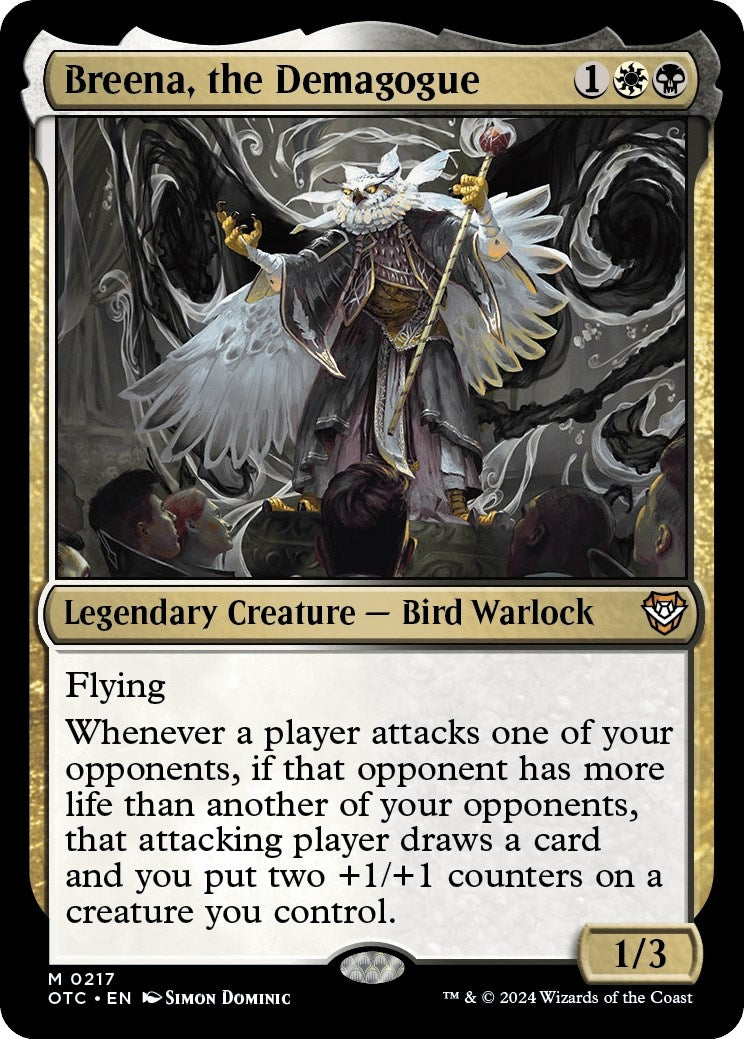 Image for Breena, the Demagogue (217) (Outlaws of Thunder Junction) - Magic: The Gathering
