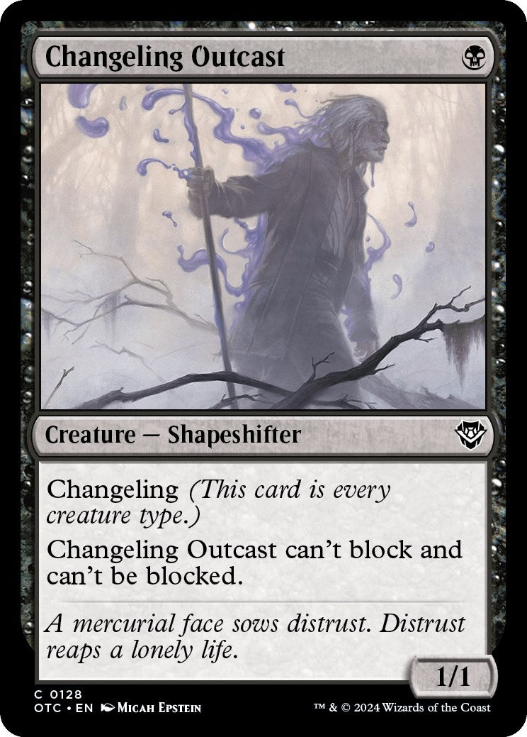 Image for Changeling Outcast (128) (Outlaws of Thunder Junction) - Magic: The Gathering