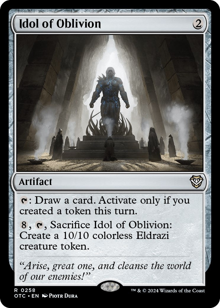 Image for Idol of Oblivion (258) (Outlaws of Thunder Junction) - Magic: The Gathering