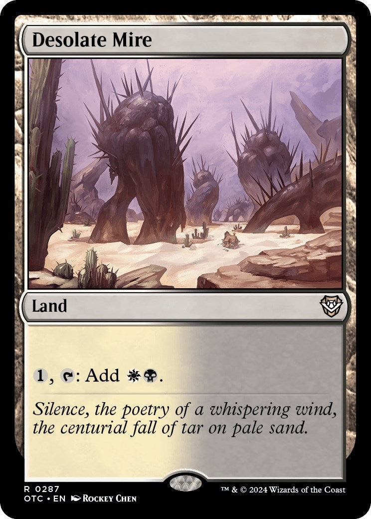 Image for Desolate Mire (287) (Outlaws of Thunder Junction) - Magic: The Gathering