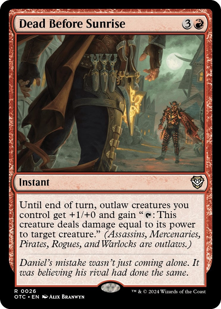 Image for Dead Before Sunrise (26) (Outlaws of Thunder Junction) - Magic: The Gathering