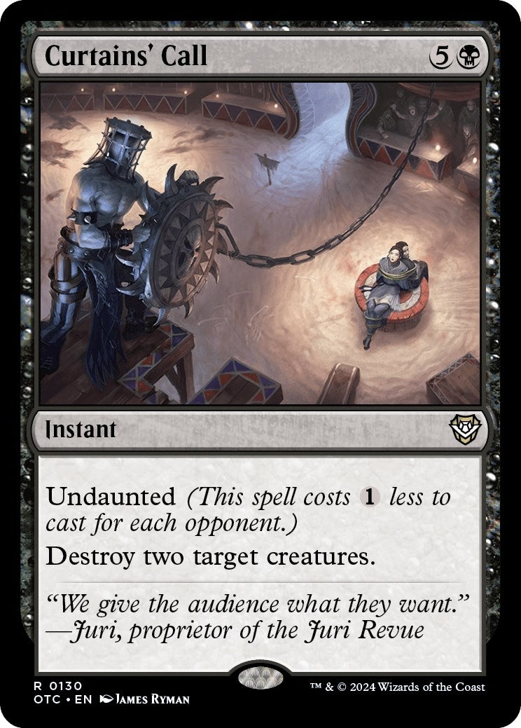 Image for Curtains' Call (130) (Outlaws of Thunder Junction) - Magic: The Gathering