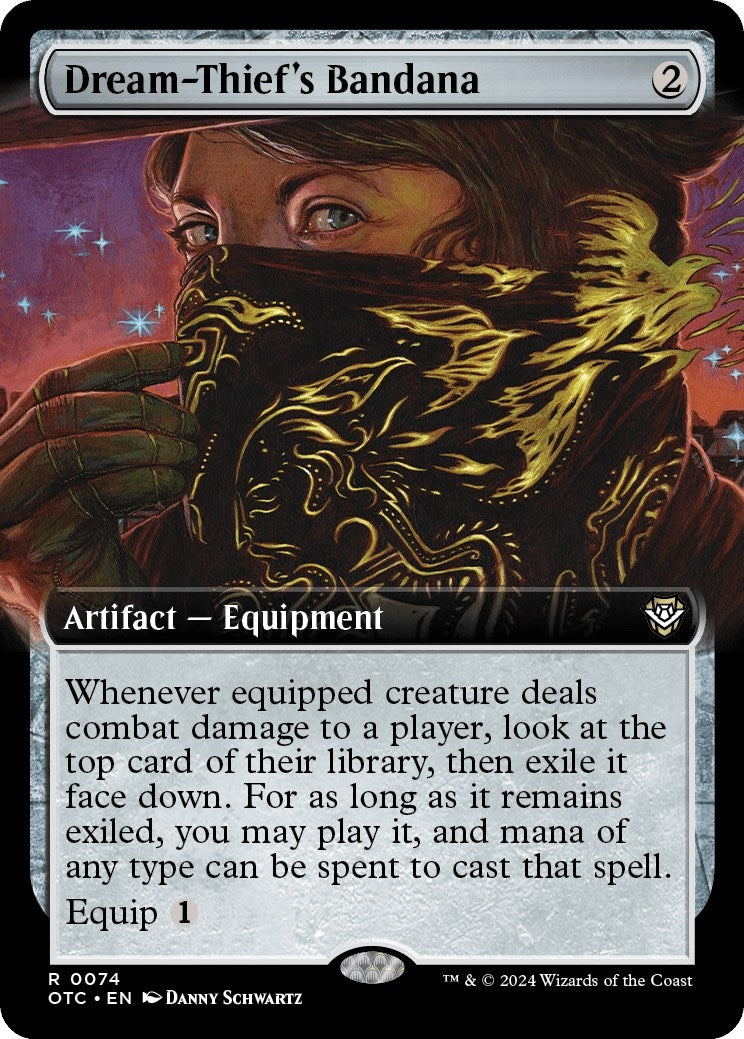 Image for Dream-Thief's Bandana (Extended Art) (74) (Outlaws of Thunder Junction) - Magic: The Gathering