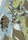 Image for Decisive Denial Art Card (Gold-Stamped Signature) (45) (Outlaws of Thunder Junction) - Magic: The Gathering