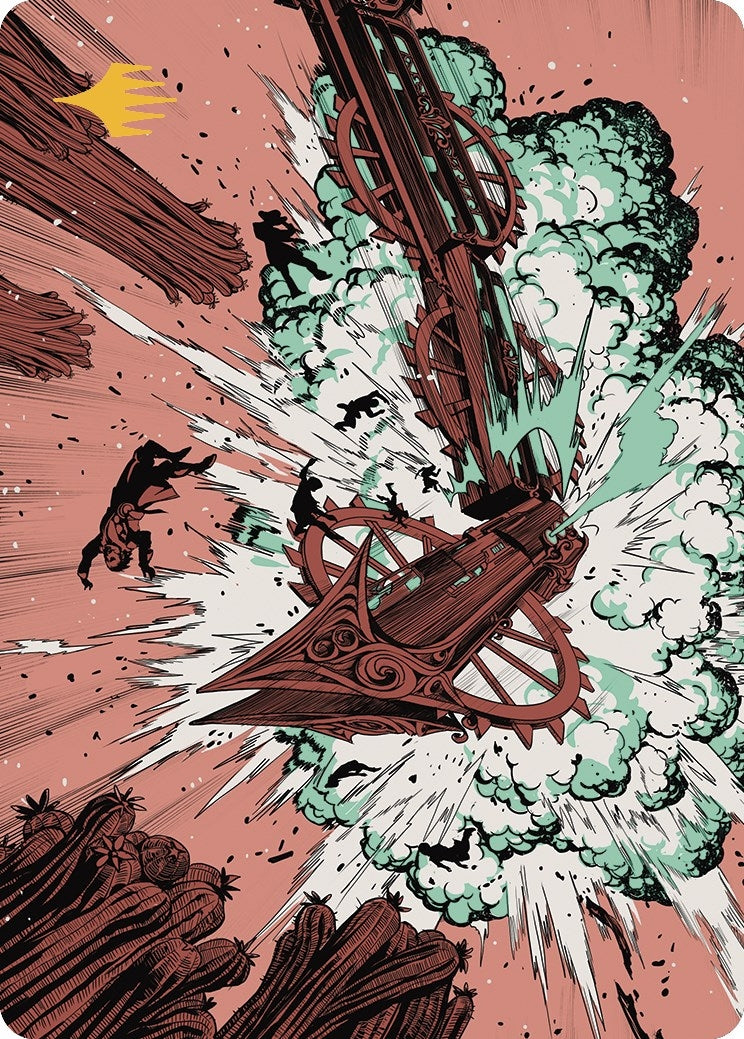 Image for Decimate Art Card (Gold-Stamped Planeswalker Symbol) (44) (Outlaws of Thunder Junction) - Magic: The Gathering