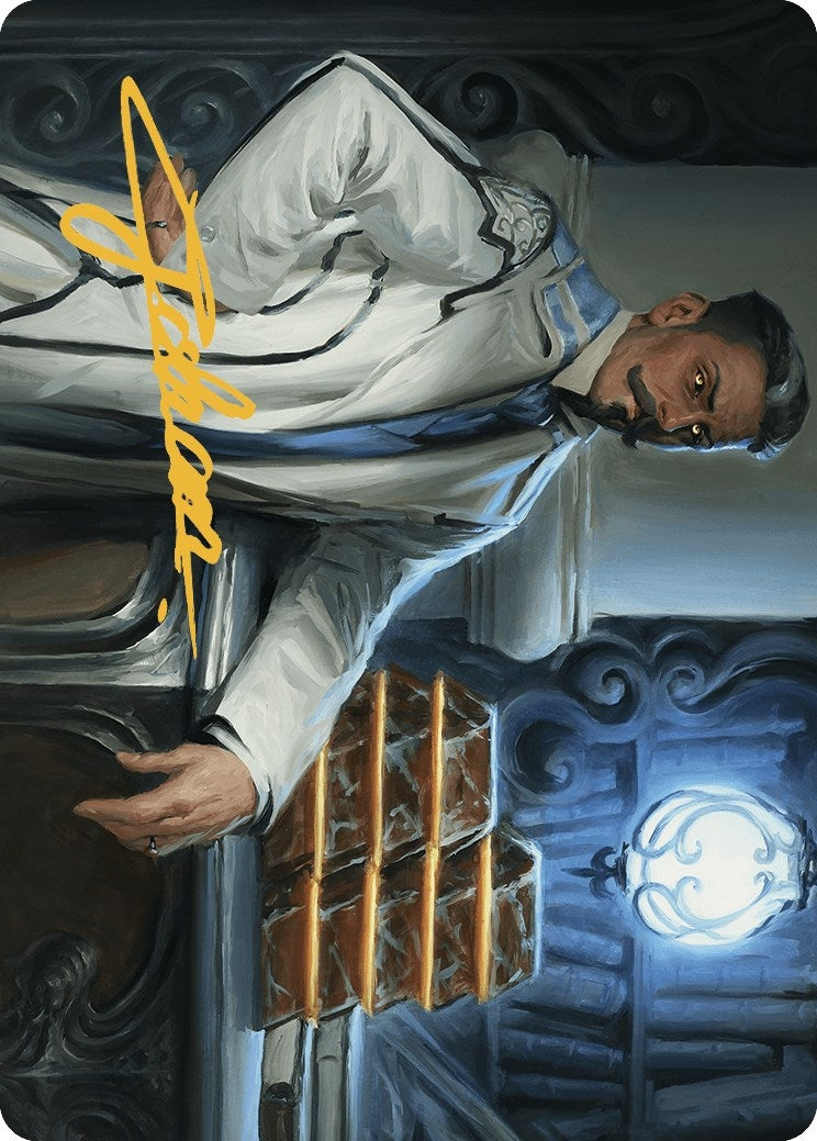 Image for Baron Bertram Graywater Art Card (Gold-Stamped Signature) (19) (Outlaws of Thunder Junction) - Magic: The Gathering