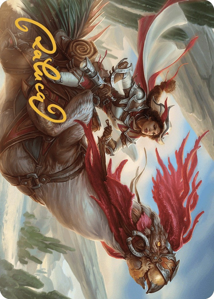 Image for Frontier Seeker Art Card (Gold-Stamped Signature) (2) (Outlaws of Thunder Junction) - Magic: The Gathering