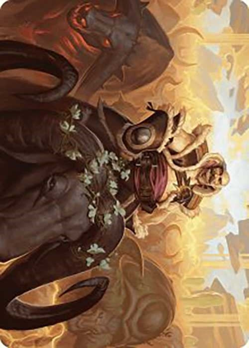 Image for Bruse Tarl, Roving Rancher Art Card (20) (Outlaws of Thunder Junction) - Magic: The Gathering