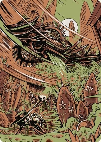 Image for Contagion Engine Art Card (50) (Outlaws of Thunder Junction) - Magic: The Gathering