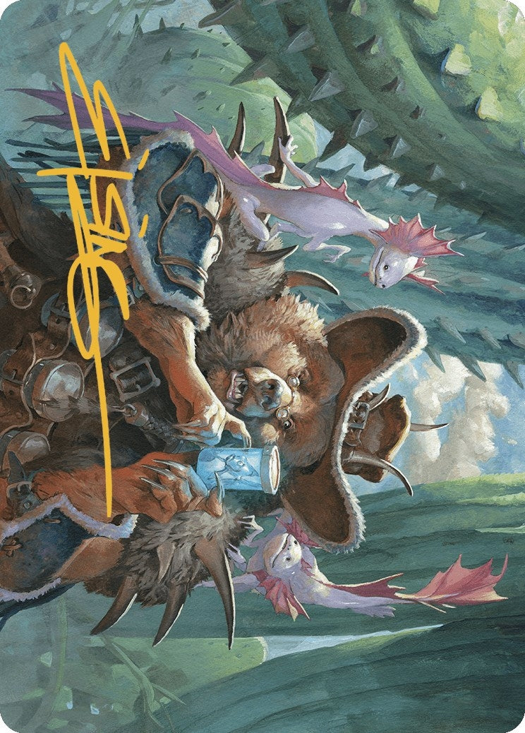 Image for Doc Aurlock, Grizzled Genius Art Card (Gold-Stamped Signature) (21) (Outlaws of Thunder Junction) - Magic: The Gathering