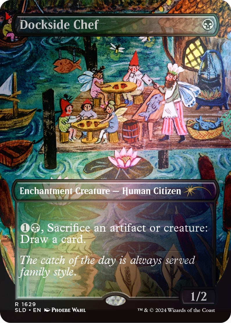 Image for Dockside Chef (Rainbow Foil) (1629) (Secret Lair Drop Series) - Magic: The Gathering