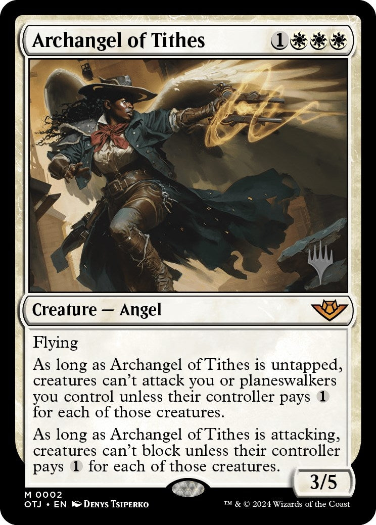 Image for Archangel of Tithes (2) (Outlaws of Thunder Junction) - Magic: The Gathering