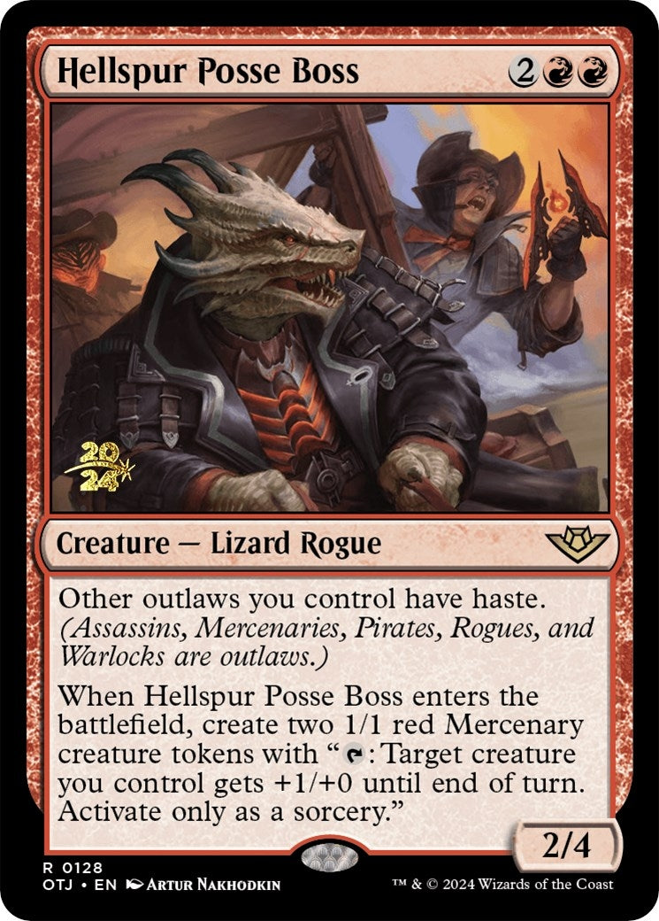 Image for Hellspur Posse Boss (128) (Prerelease Cards) - Magic: The Gathering