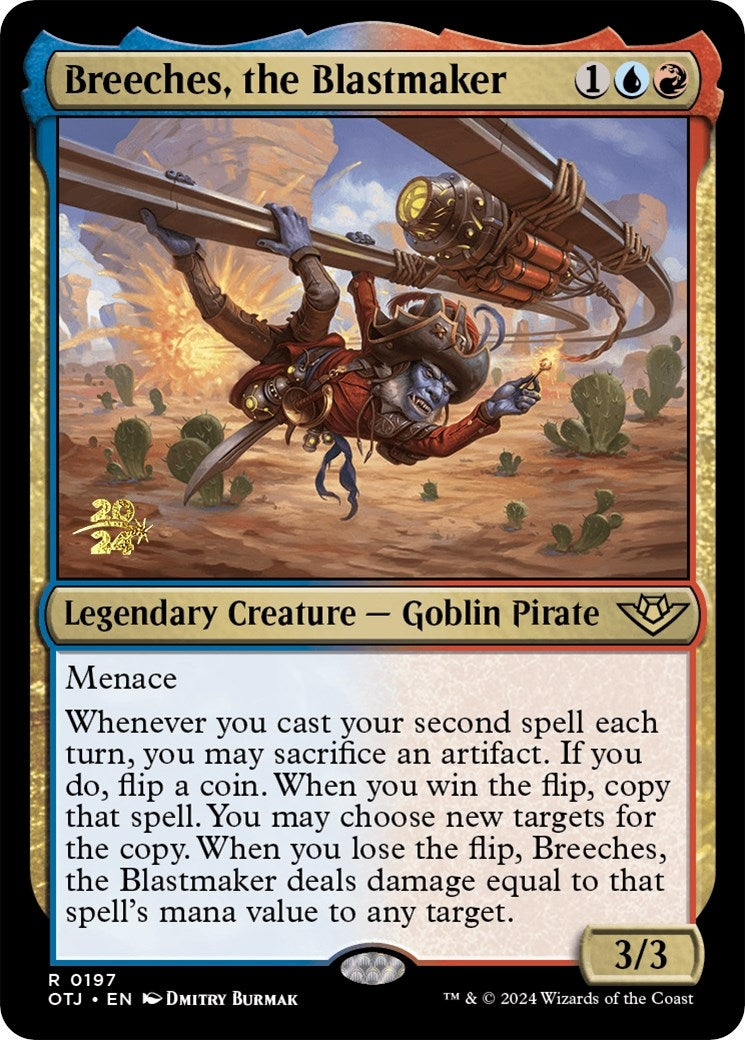 Image for Breeches, the Blastmaker (197) (Prerelease Cards) - Magic: The Gathering