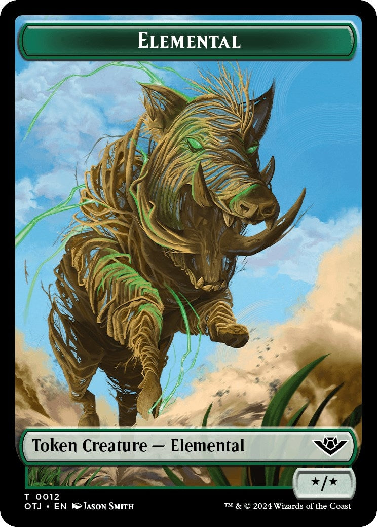 Image for Elemental Token (12) (Outlaws of Thunder Junction) - Magic: The Gathering