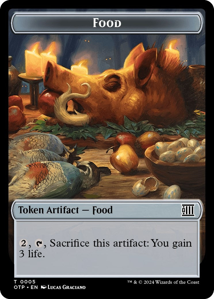 Image for Food // Plot Double-Sided Token (5 // 20) (Outlaws of Thunder Junction: Breaking News) - Magic: The Gathering