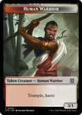Image for Human Warrior Token (3) (Outlaws of Thunder Junction: Breaking News) - Magic: The Gathering