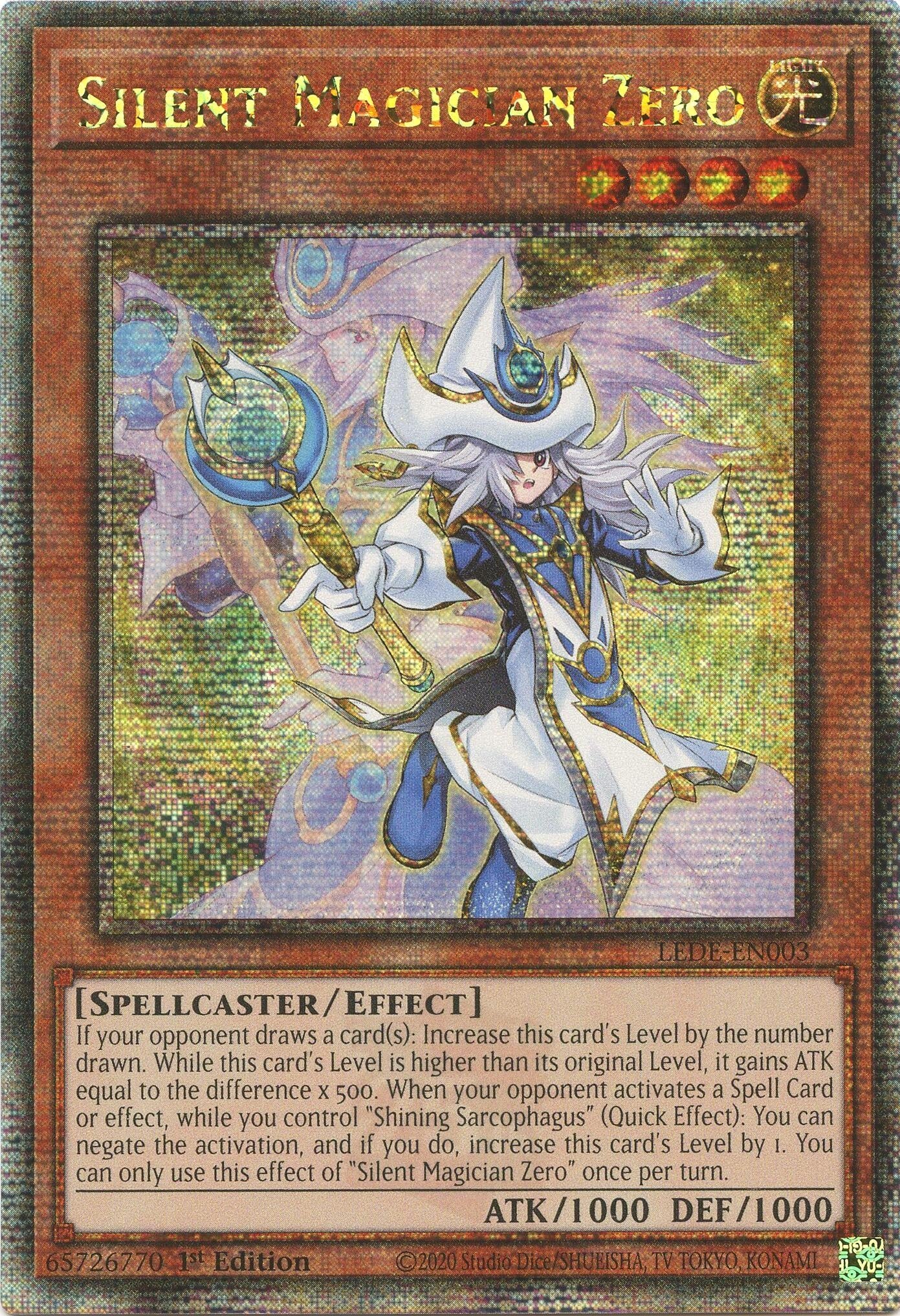 Image for Silent Magician Zero (Quarter Century Secret Rare) (LEDE-EN003) (LEDE) - YuGiOh