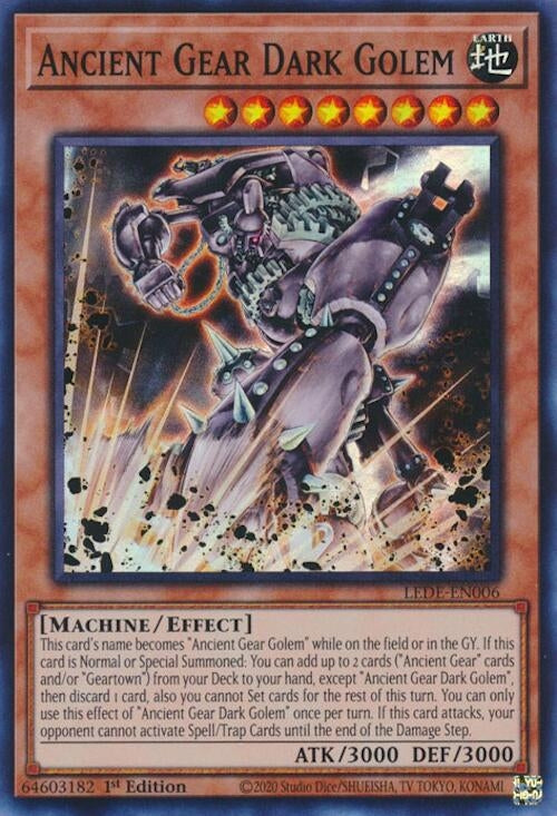 Image for Ancient Gear Dark Golem (LEDE-EN006) (LEDE) - YuGiOh