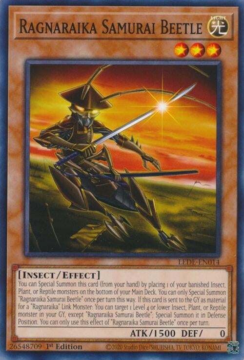 Image for Ragnaraika Samurai Beetle (LEDE-EN014) (LEDE) - YuGiOh
