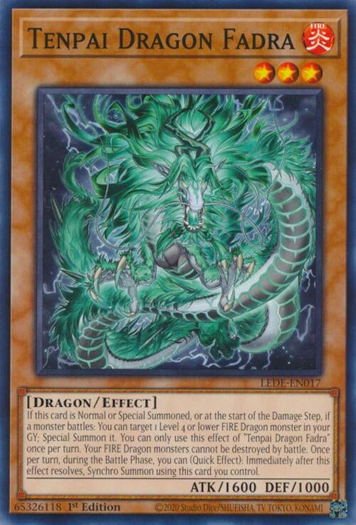 Image for Tenpai Dragon Fadra (LEDE-EN017) (LEDE) - YuGiOh