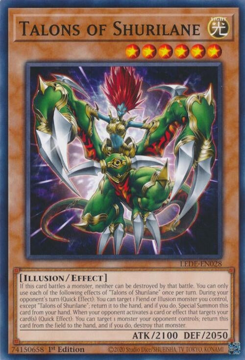 Image for Talons of Shurilane (LEDE-EN028) (LEDE) - YuGiOh