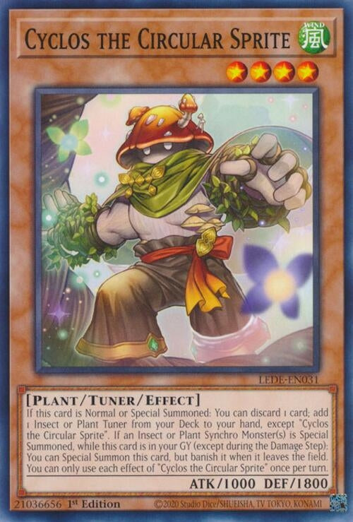 Image for Cyclos the Circular Sprite (LEDE-EN031) (LEDE) - YuGiOh