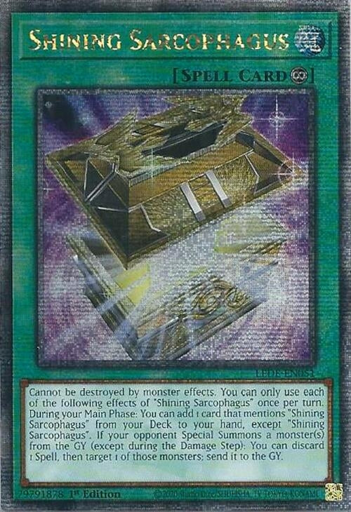 Image for Shining Sarcophagus (Quarter Century Secret Rare) (LEDE-EN051) (LEDE) - YuGiOh