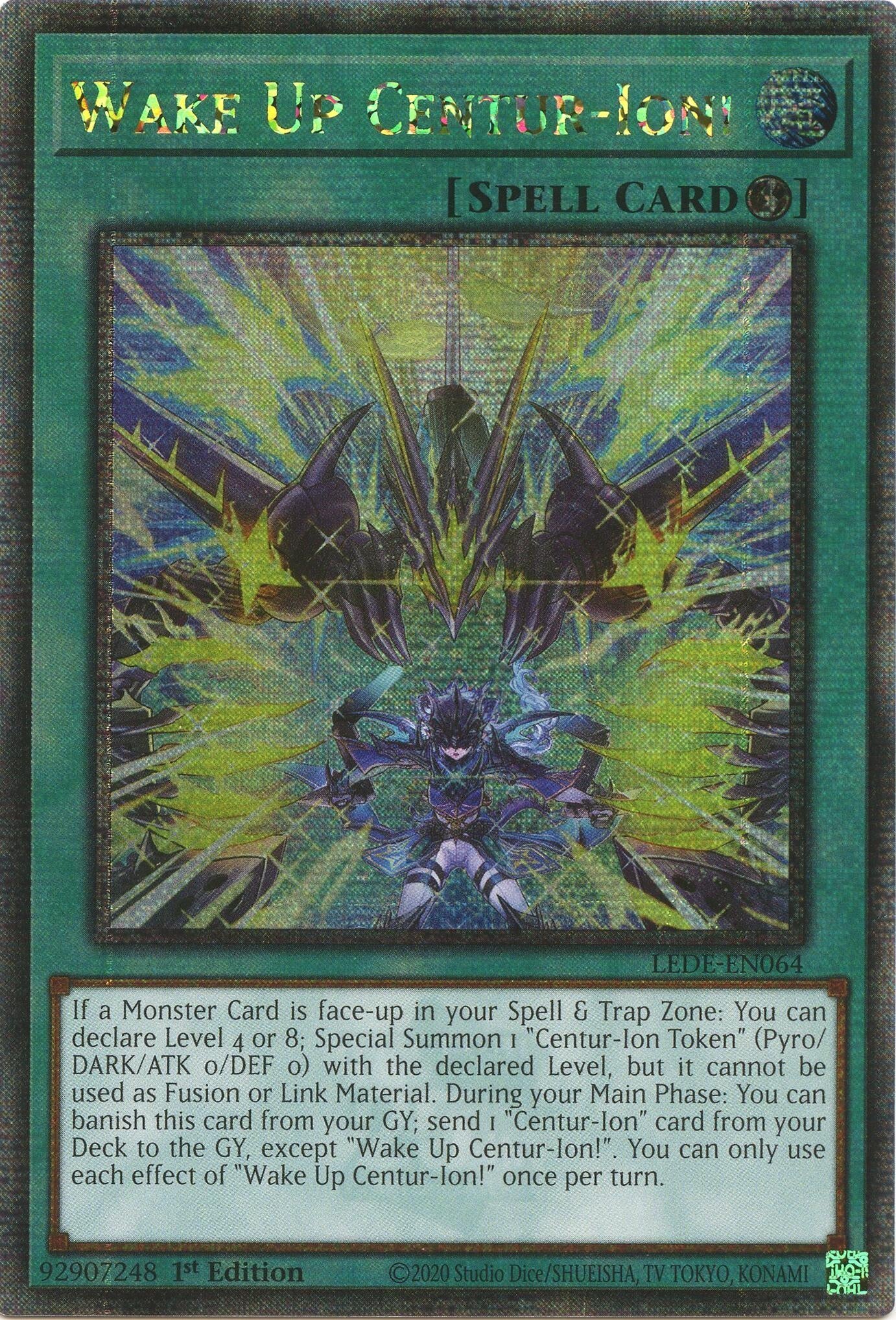 Image for Wake Up Centur-Ion! (Quarter Century Secret Rare) (LEDE-EN064) (LEDE) - YuGiOh