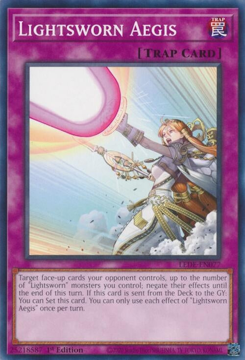Image for Lightsworn Aegis (LEDE-EN077) (LEDE) - YuGiOh