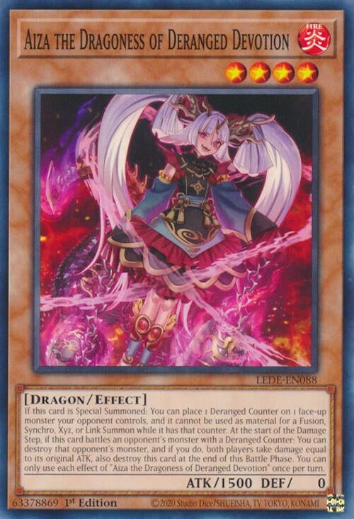 Aiza the Dragoness of Deranged Devotion (LEDE-EN088) (LEDE)