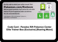 Image for Code Card - Paradox Rift Pokemon Center Elite Trainer Box (Exclusive) [Roaring Moon] (PAR) - Pokemon